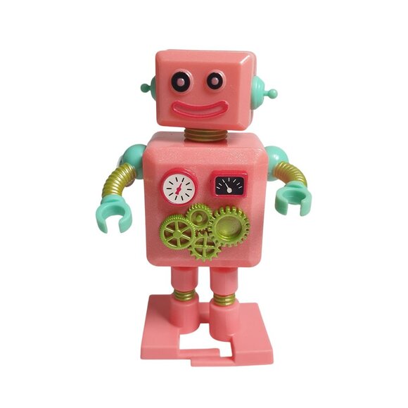 Our Generational Doll Pink Wind Up Toy Robot Does NOT Walk Spring Issues - Picture 1 of 5